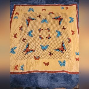 100% Silk Vintage Scarf